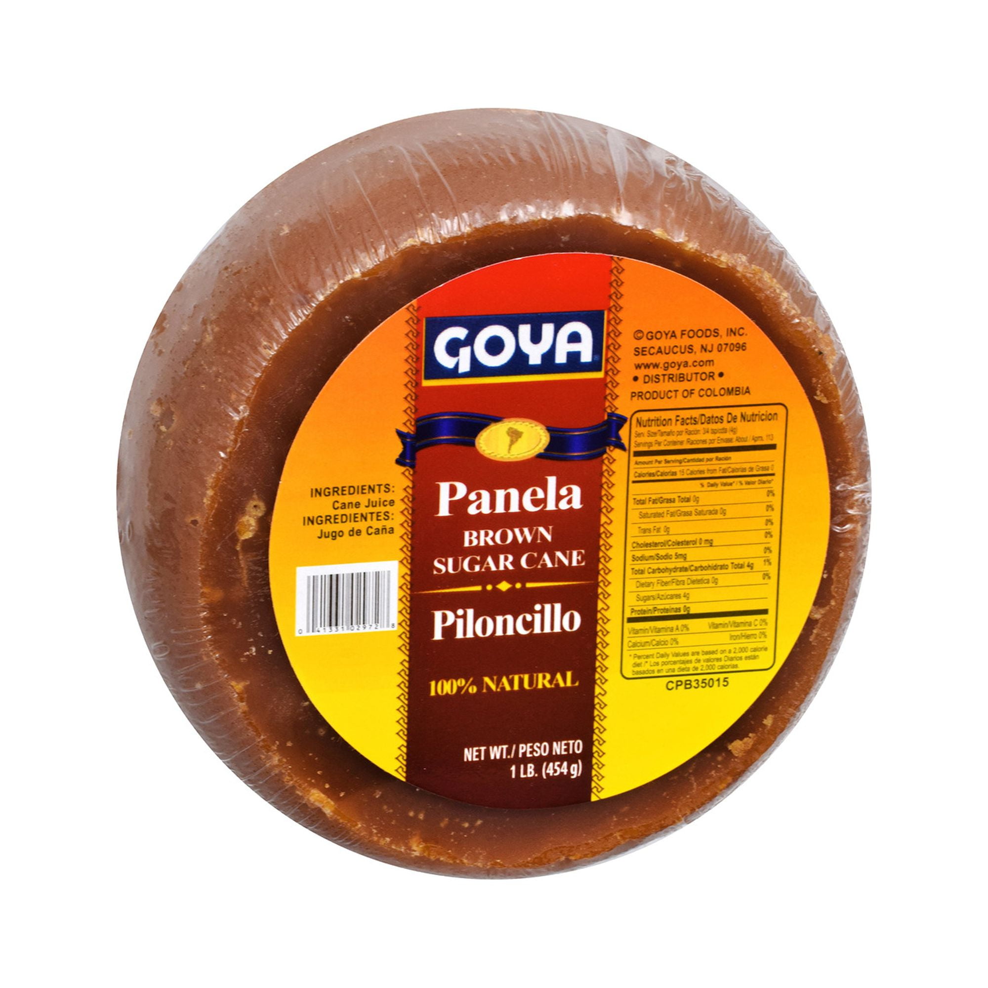 Goya Foods Panela Brown Sugar Cane, 16 Ounce (Pack of 6)