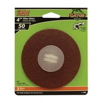 Gator 3062 Fiber Disc, 4 in Dia, 50 Grit, Coarse, Aluminum Oxide Abrasive, Fiber Backing