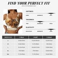 thumbnail image 5 of Sikiie Yak Print Strappy Sports Bra for Women Padded Push Up Sports Bra Athletic Running Sports Bra Workout Bra Yoga Bra, 5 of 5