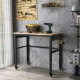 thumbnail image 2 of Costway 48" Adjustable Work Bench Heavy-Duty Steel Frame Worktable with Power Outlets, 2 of 10