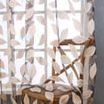 thumbnail image 3 of Curtain 2pcs Leaf Tulle Door Window Curtain Drape Panel Sheer Scarf Valances, 3 of 8
