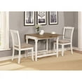 thumbnail image 2 of Coaster Hesperia Cottage Slat Back Dining Side Chair in White, 2 of 2