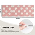 thumbnail image 5 of Pink Daisy Flower White Blooms Pattern Kitchen Rug Mat,Kitchen Runner Rugs Non Skid Washable,Decorative Kitchen Floor Mats for Kitchen,Sink,Laundry,17"X47", 5 of 5