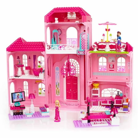 Mega Bloks Barbie Build 'n Style Luxury Mansion Play Set