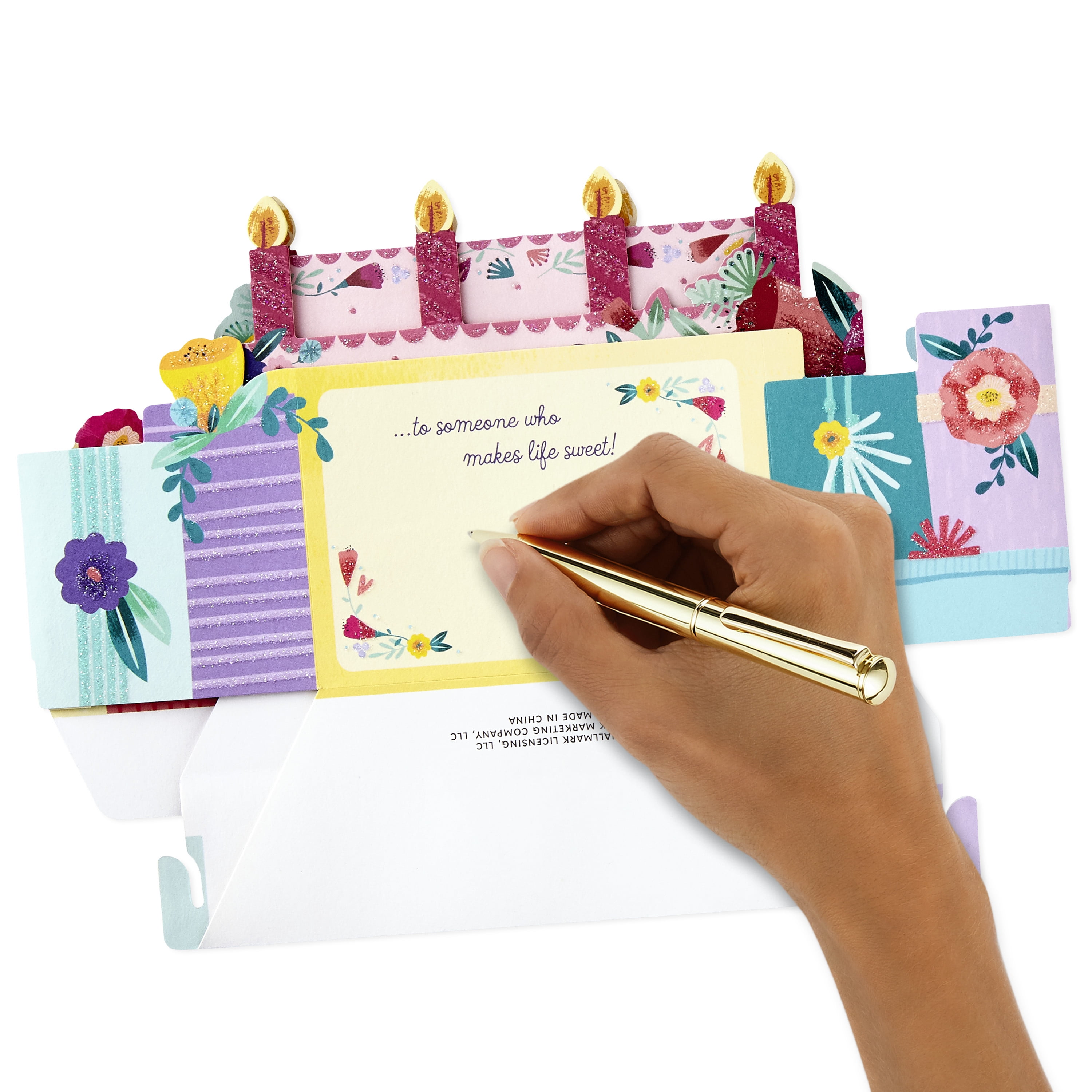 Hallmark Paper Wonder Pop Up Birthday Card for Women (Birthday Cake)