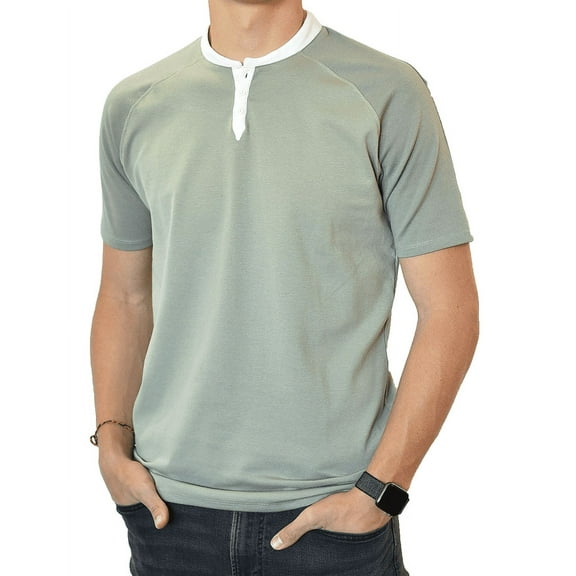 Short Sleeve Henley