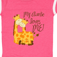 thumbnail image 4 of Inktastic My Auntie Loves Me Boys or Girls Baby Bodysuit, 4 of 5
