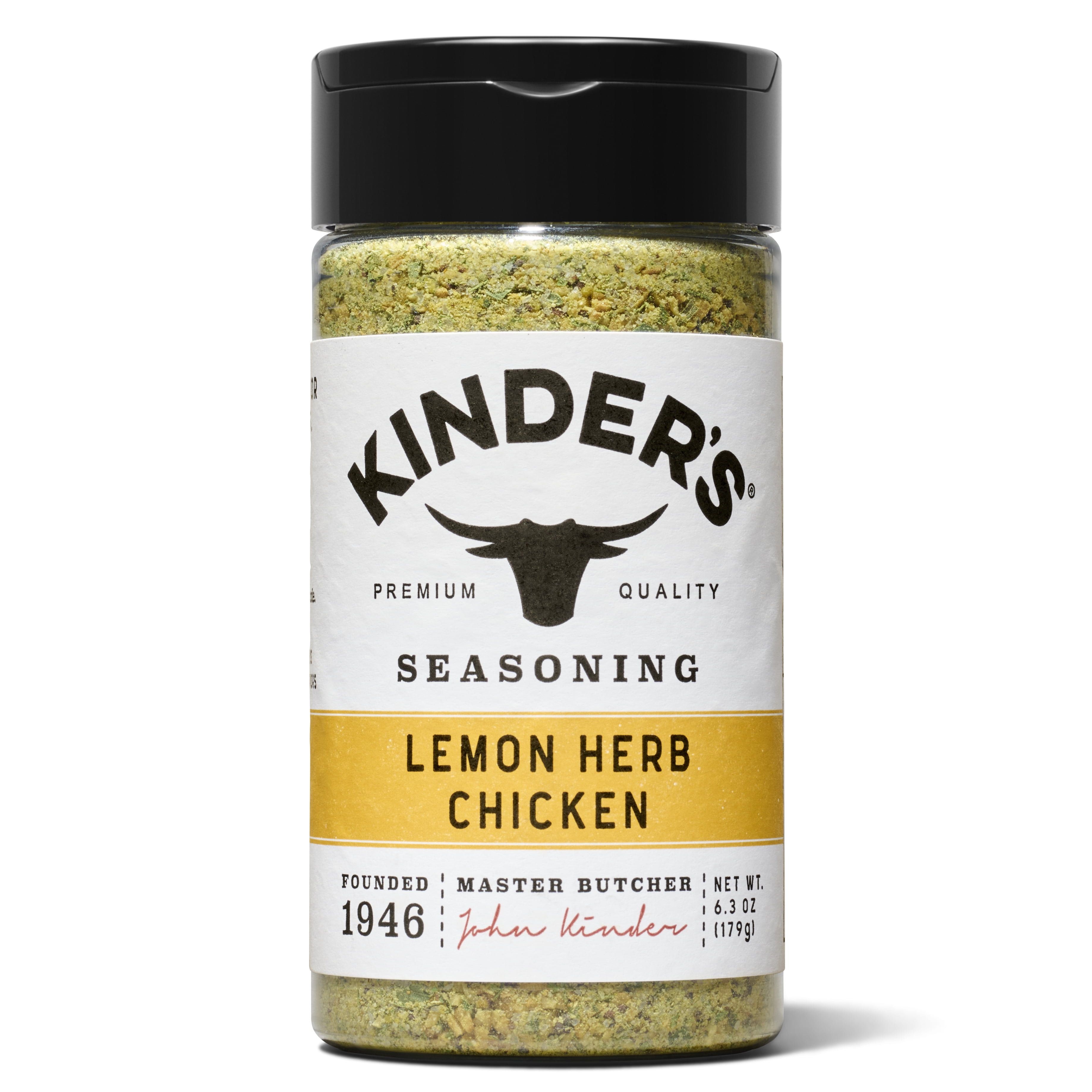 (6 pack) Kinder's Lemon and Herb Chicken Seasoning, 6.3oz