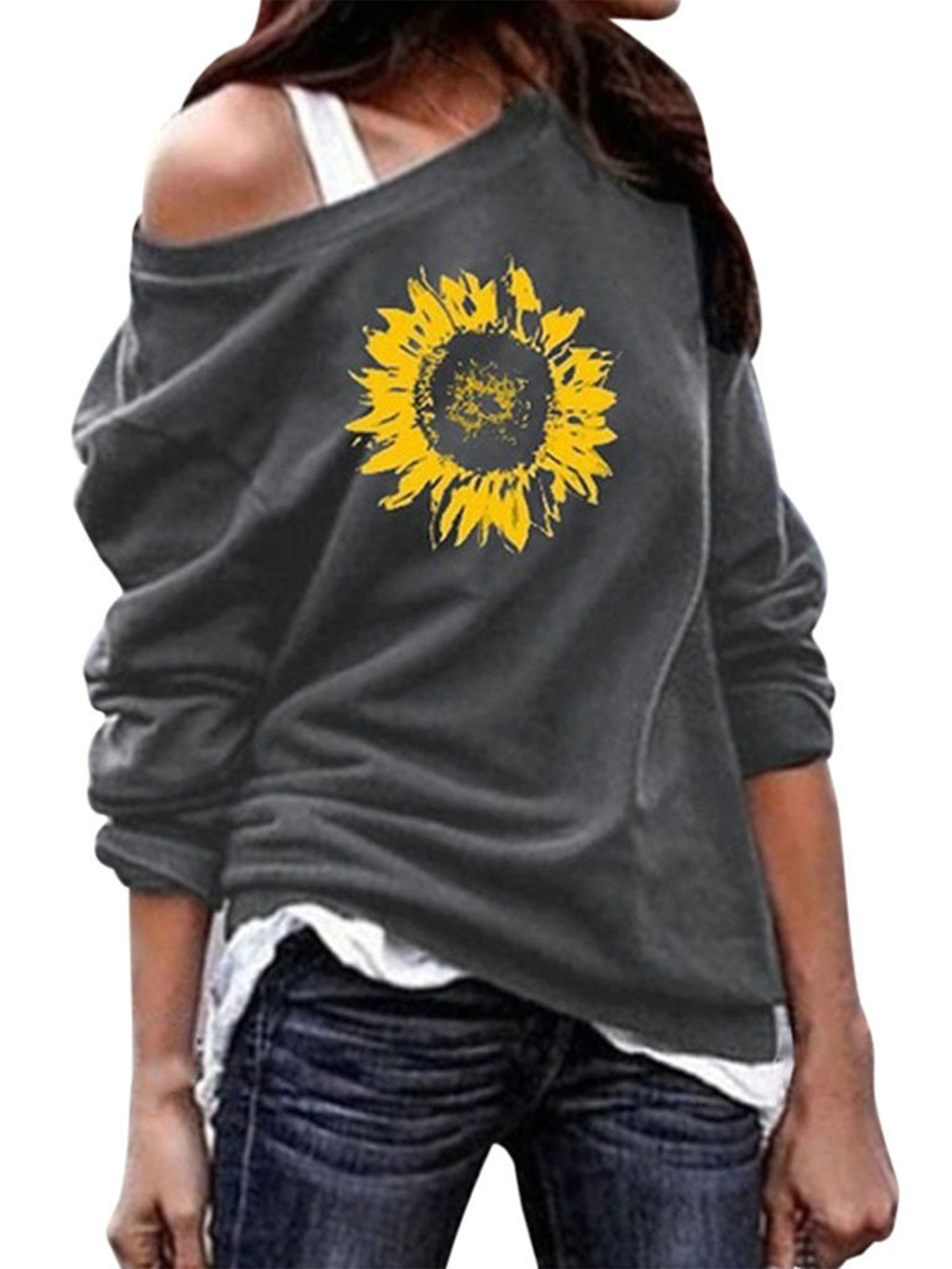 off the shoulder sweatshirt walmart