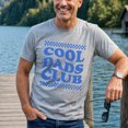 thumbnail image 4 of Jollimate Cool Dads Club T-Shirt, Vintage Retro Checkered Graphic Tee, Men's Shirt, 4 of 6