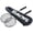 2pcs Black (Free Bag), variant on Composite Carbon Fiber Badminton Racket Enhanced Control & Speed, Solid Core Mid-od, Lightweight, 4U, G5, ≤28lbs, with Matching Bag, Great for Beginner Novice Training, Sports Gift Ideas