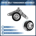 thumbnail image 4 of Unique Bargains Belt Tensioner Drive Belt Tensioner Pulley Assembly for Nissan Navara 2016-2019 No.119554JM0A Metal 1 Pc, 4 of 7