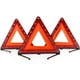thumbnail image 1 of Paquete de 3 triángulos de advertencia con bolsa de almacenamiento, kit de triángulos de seguridad plegables, reflectores de seguridad vial, señales triangulares de peligro en la carretera, 1 of 5