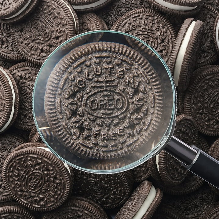 OREO Double Stuf Gluten Free Chocolate Sandwich Cookies, Gluten Free Cookies, 12.47 oz (2 Pack)