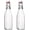 8.5 Oz., variant on Swing Top Glass Bottle (Set of 2) - 8.5 oz Kitchen Containers with Airtight Seal, Ideal for Homemade Dressings, Syrups, Infused Oils, Small-Batch Beverages - Glassware for Kitchen