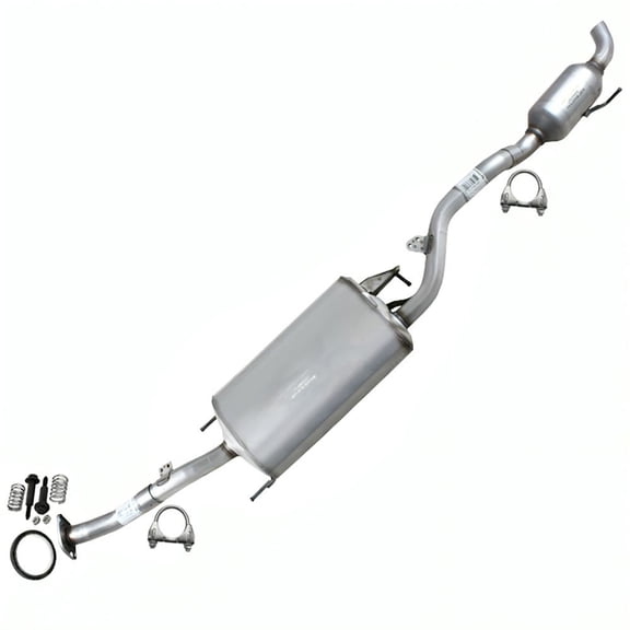 Northeastern Exhaust Muffler & Resonator Fits 2010-2015 Lexus RX350 3.5L - Direct Fit | Stainless Steel System Kit