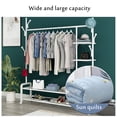 thumbnail image 2 of Clothing Garment Rack Heavy Duty Clothes Rack Portable Clothes Wardrobe Compact Extra Large Armoire Storage Rack Metal Clothing Rack, 2 of 4