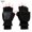 black, variant on Women Men Thicken Driving Cycling Warm Convertible Touch Screen Gloves Sport Mittens Fingerless Gloves COFFEE L