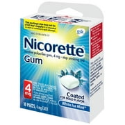 Nicorette Gum Wht Ice Mnt 10ct,Each