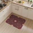 thumbnail image 2 of ODIKA Pink Retro Boho Interlocking Faded Palette Ornamental for Home Office, Hallway, Laundry Room, Non-Slip Chair-Friendly, 2 of 7