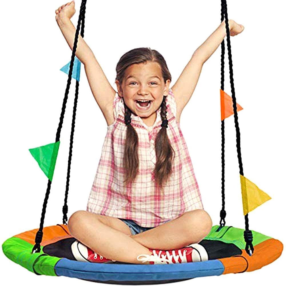 Outdoor Tree Swing for Kids, 440 Lbs  Tire Swings Set Tree Swing