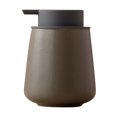 thumbnail image 1 of Ceramic Lotion Dispenser, Hand Soap Dispenser, Refillable- Shampoo Dispenser, Bathroom Kitchen-Gray-400ml, 1 of 6