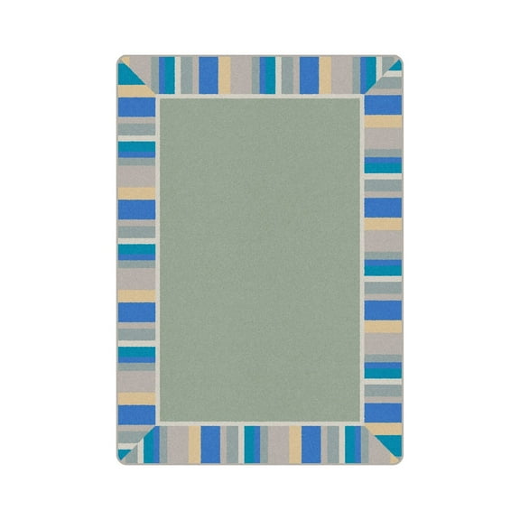 Off the Cuff 7'8" x 10'9" Area Rug In Color Sage-Color:Sage,Material:Nylon