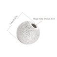 thumbnail image 4 of 10 piezas de cuentas de bola redondas, cuentas espaciadoras plateadas plateadas, suministros de joyería hechos a mano, accesorios para hacer Ropa, zapatos y accesorios Miscelánea Oro Blanco 7MM Sonducket AP010775-05B, 4 of 6
