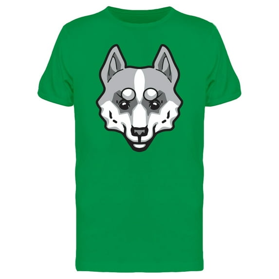 Siberian Husky Head Logo Tee Men's -Image by Shutterstock