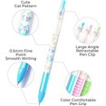 thumbnail image 2 of Gel Pens, 0.5mm Retractable Gel Ink Rollerball Pens Fine Point, Cute Gel Pens with Colored Cat Pattern Smooth Writing for Office School Gift Women Men 12 Pack, 2 of 6