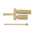 thumbnail image 2 of Oubit Hand Clapper,Chinois Bangzi Treble Bass Treble Bass Clapper Percussion Clapper Construit pour l'Avenir, 2 of 9