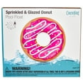 thumbnail image 6 of CocoNut Float: Pink Sprinkled & Glazed Donut - 48" Pool Ring Inflatable, Anti-Leak, Durable, Party Water Accessory, 6 of 8