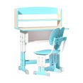 thumbnail image 4 of Mohsoe Segmented Backrest Chair, Ergonomic Design Breathable Seat Height Adjustable with Matching Desk (Blue), 4 of 8