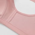thumbnail image 6 of Fsgntruao Front Closure Bras for Women Plus Size Front Button Bras Full Coverage No Underwire Wireless Push Up Bra Comfort Sleeping Bra Everyday Bras, 6 of 7