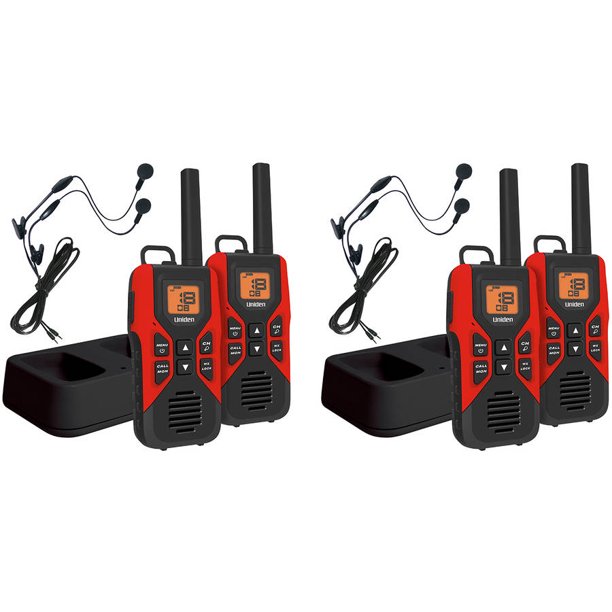Uniden GMR30552CKHS 30Mile 2Way FRS/GMRS Radios with Headsets, 4