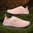 thumbnail image 4 of AUDeals Wide Toe Barefoot Shoes, Zero Drop Sneakers for Men and Women with Breathable Comfort (Pink, 10.5), 4 of 7