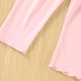 thumbnail image 5 of Nilvkv Leggings for Toddler Girls, Girls Pants, Mesh Capri Pants featuring Bunny Applique, Scalloped Hem and Elastic Waist for Summer Days Pink 18-24 Months, 5 of 9