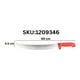 thumbnail image 2 of Cuchillo Troquelado Acero Inoxidable 14 Pulgadas Color Rojo Vencort, 2 of 3