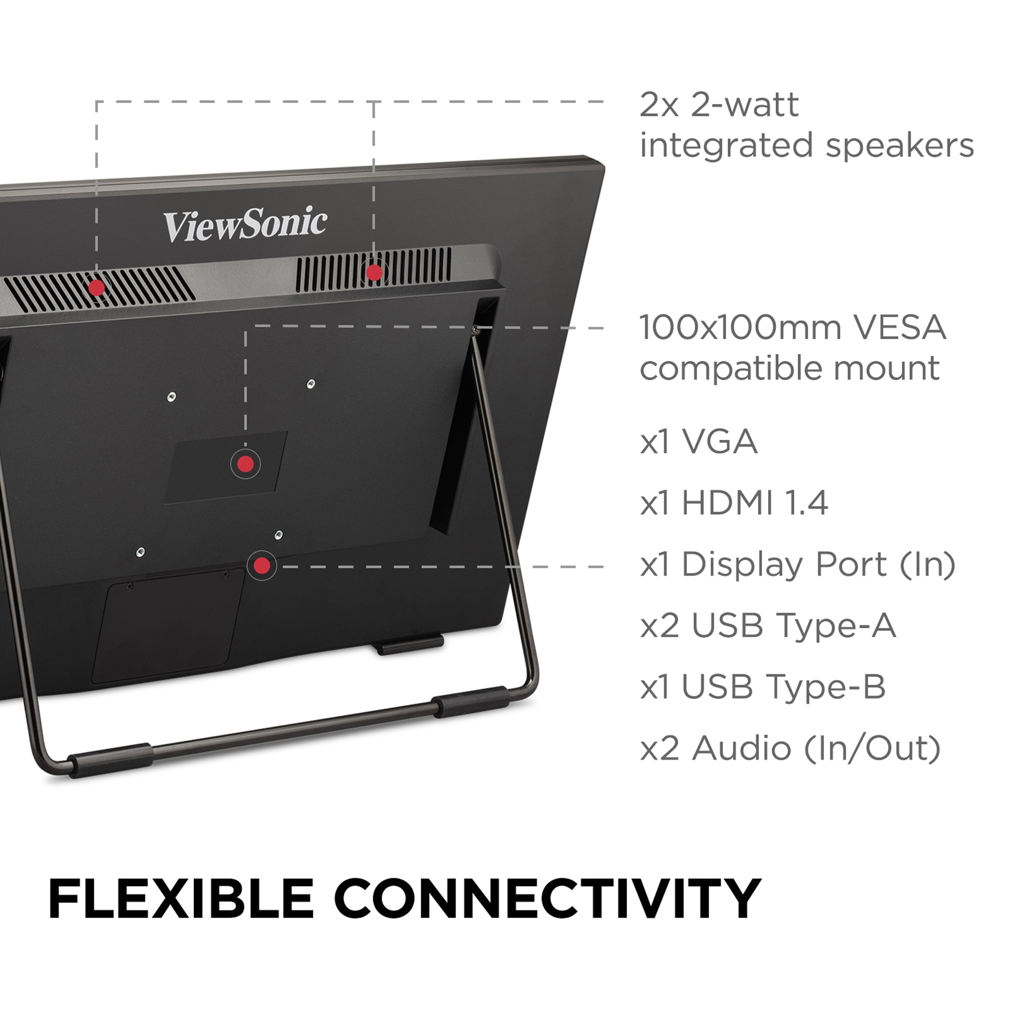 ViewSonicTD2465 24 Inch 1080p Touch Screen Monitor