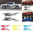 thumbnail image 7 of Walbest Universal Auto Car Vehicle Body 2 Side Flame Stripes Decals Stickers Decoration, 7 of 7