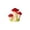 Red, variant on Mini Red Mushroom House Figurine, Resin Fairy Cottage with Door and Window for Terrarium Garden Decor, Cute Micro Landscape Ornament