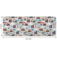 thumbnail image 7 of Cartoon Construction Vehicles Buildings Gray Pattern Kitchen Rug Mat,Kitchen Runner Rugs Non Skid Washable,Decorative Kitchen Floor Mats for Kitchen,Sink,Laundry,17"x47.2", 7 of 7