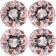 thumbnail image 2 of Shower Caps,Pit Bull Terrier Waterproof Shower Cap for Women 4 Pieces,Double Reusable Hair Cover for Shower PEVA Elastic Stretch Hem, 2 of 7