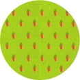 thumbnail image 1 of Ahgly Tapis Rond Lavable en Machine Intérieur Transitionnel Vert Pistache, 4 Pieds Rond, 1 of 7