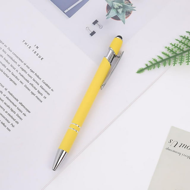 Feltree Aluminum Rod Pen Spray Adhesive Click Pen -use Screen Business Student Writing Pen 10pc 10ml