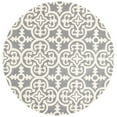 thumbnail image 6 of SAFAVIEH Chatham CHT729D Handmade Dark Grey / Ivory Rug, 6 of 10