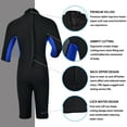thumbnail image 3 of REALON Kids Wetsuits for Girls Boys Toddler Children Shorty Wet Suit 2-14 Years 3mm Neoprene Swimsuits in Cold Water Back Zip for Diving Surfing Jet Skiing Swimming, 3 of 8
