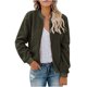 thumbnail image 1 of Chaqueta de manga larga con cremallera de felpa de primavera y otoño para mujer Pompotops qwe17600, 1 of 9