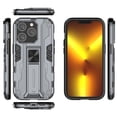 thumbnail image 1 of SaniMore for iPhone 14 Pro Max 6.7" 2022 Case with Hidden Bracket, Manetic Car Mount Hybird Heavy Duty Protective Tri-layer Shockproof Drop-proof Cover  For iPhone 14 Pro Max 6.7" 2022, Gray, 1 of 6
