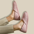 thumbnail image 6 of LongBay Women's Comfy Breathable Memory Foam Closed Back Slippers Cotton House Shoes, 6 of 6